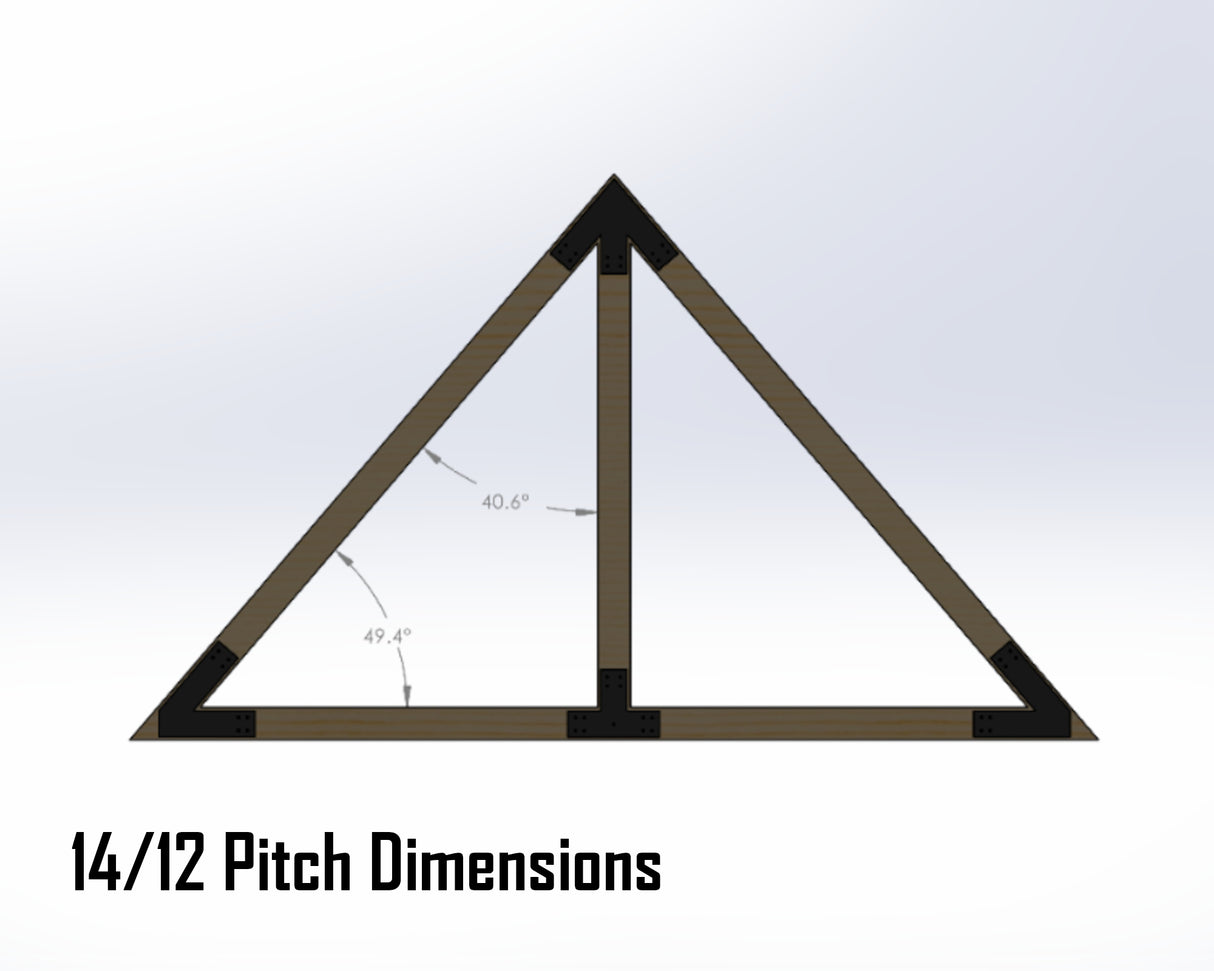 King Truss Industrial Brackets, For 8 Inch Lumber