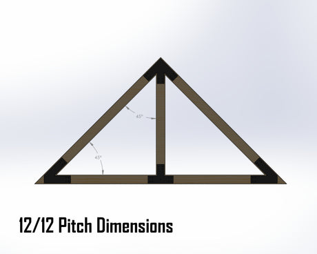 King Truss Industrial Brackets, For 8 Inch Lumber - Madison Iron and Wood