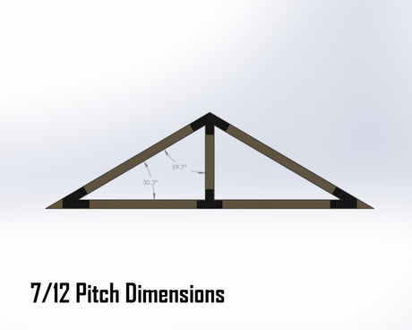 King Truss Industrial Brackets, For 8 Inch Lumber