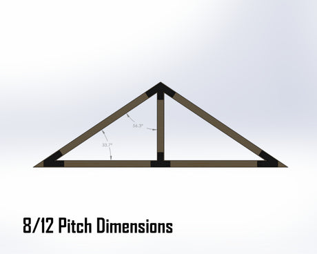 King Truss Industrial Brackets, For 8 Inch Lumber