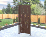 Matrix Rain Privacy Panel - Madison Iron and Wood