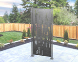 Matrix Rain Privacy Panel - Madison Iron and Wood