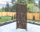 Matrix Rain Privacy Panel - Madison Iron and Wood