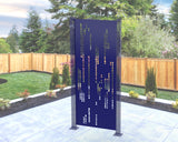 Matrix Rain Privacy Panel - Madison Iron and Wood