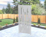 Matrix Rain Privacy Panel - Madison Iron and Wood