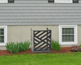 Modern Design AC Unit Cover - Multiple Sizes - Madison Iron and Wood