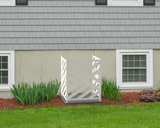 Modern Design AC Unit Cover - Multiple Sizes - Madison Iron and Wood