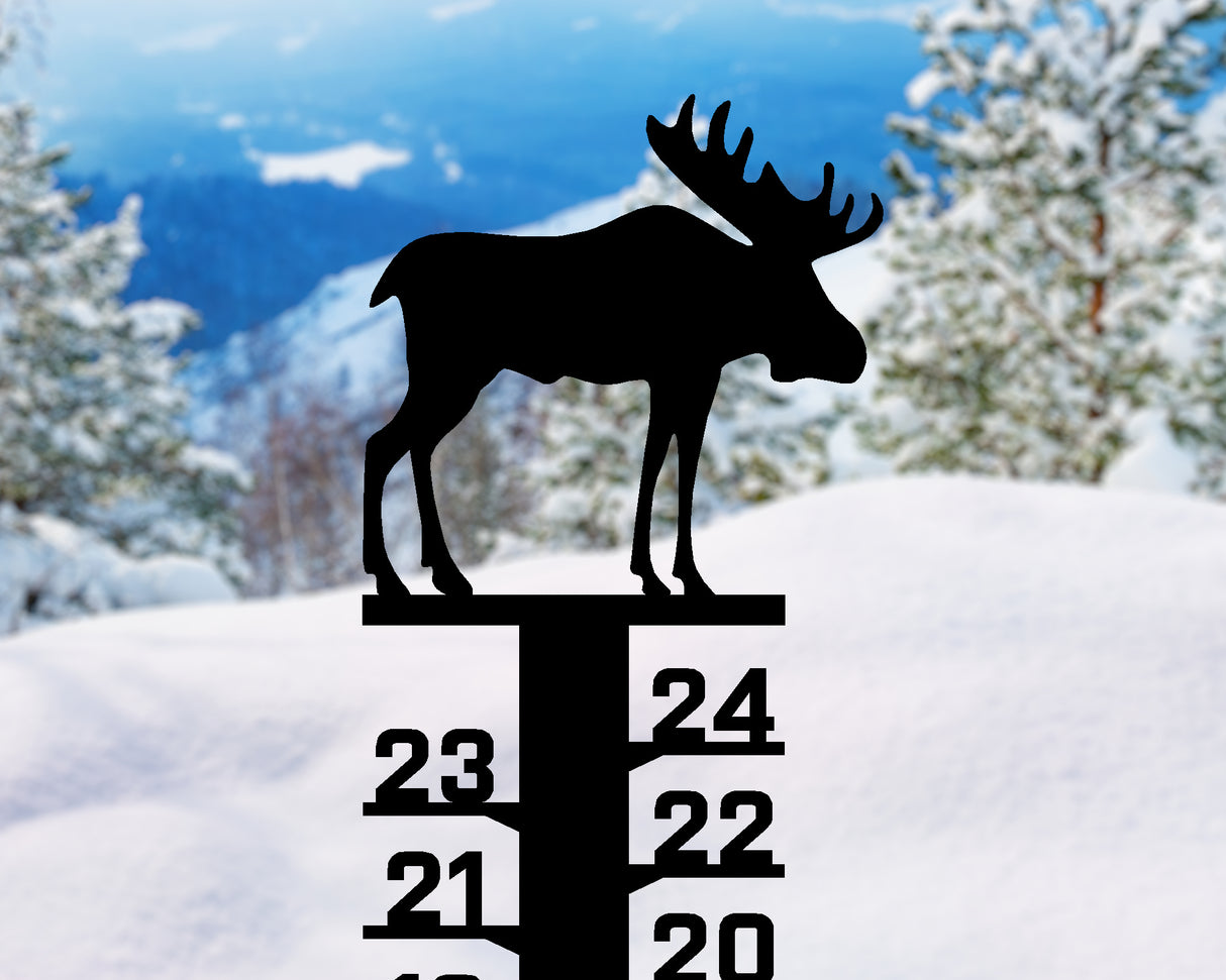 Moose Snow Gauge - Madison Iron and Wood