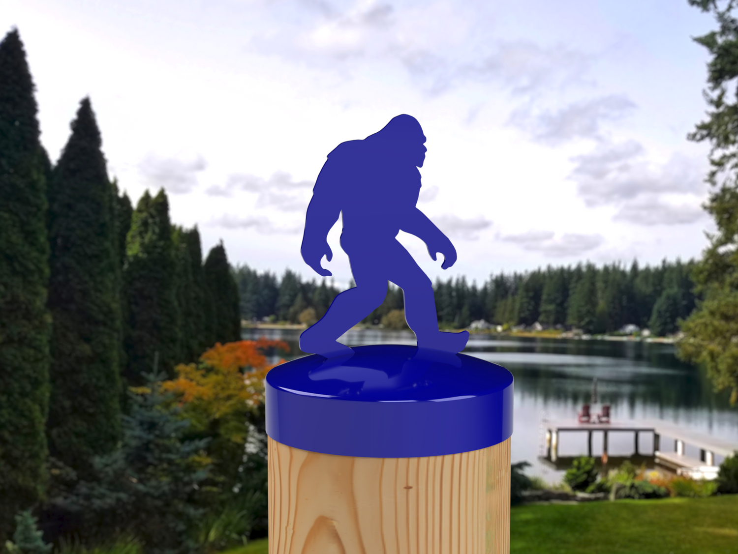 Bigfoot, Round Post Cap (4x4 Round Post Size) - Madison Iron and Wood