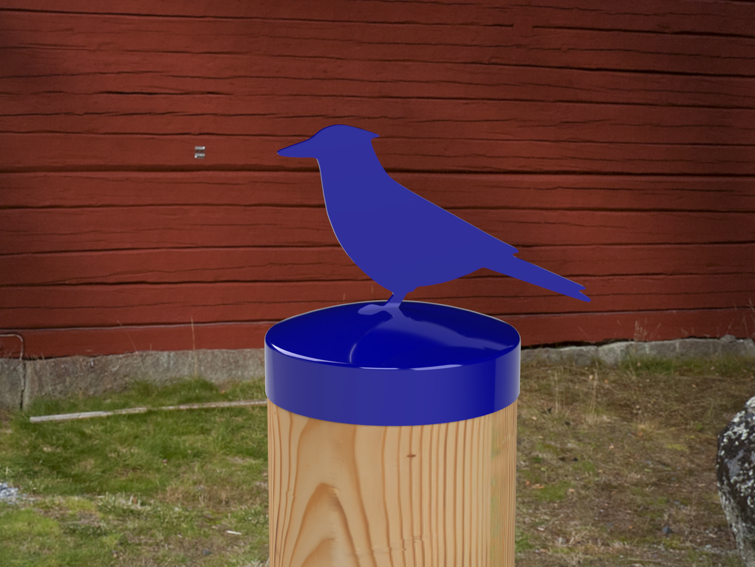 Blue Jay, Round Post Cap (4x4 Round Post Size) - Madison Iron and Wood