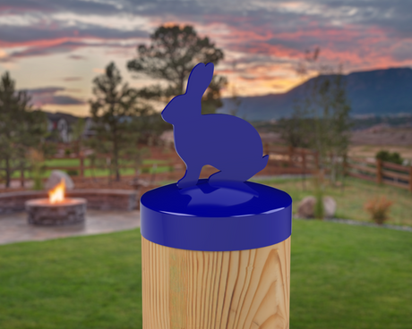 Bunny, Round Post Cap (4x4 Round Post Size) - Madison Iron and Wood