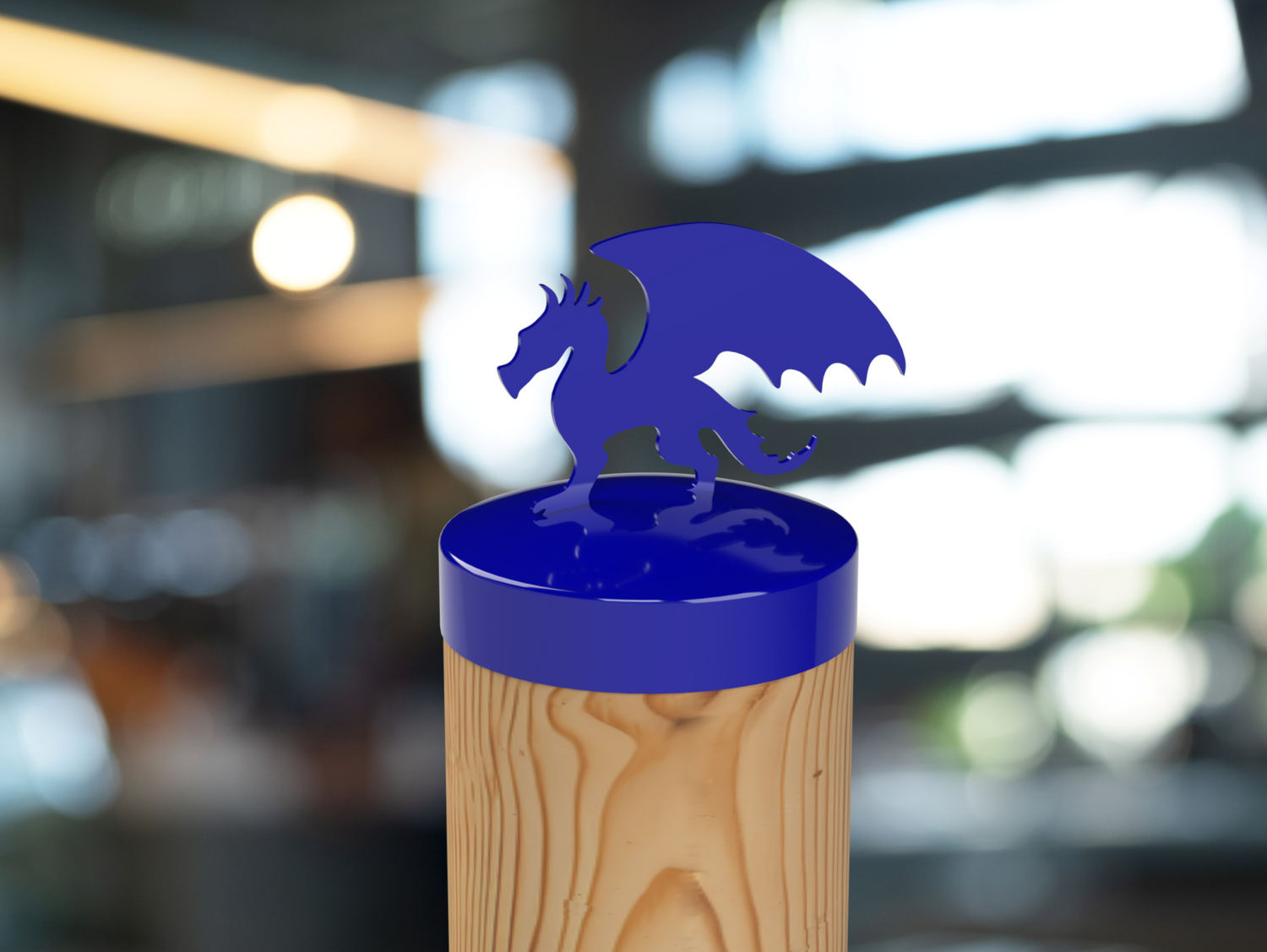 Dragon, Round Post Cap (4x4 Round Post Size) - Madison Iron and Wood