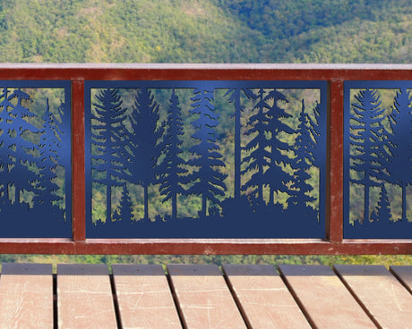 Forest Landscape Fence/Gate Panel Insert