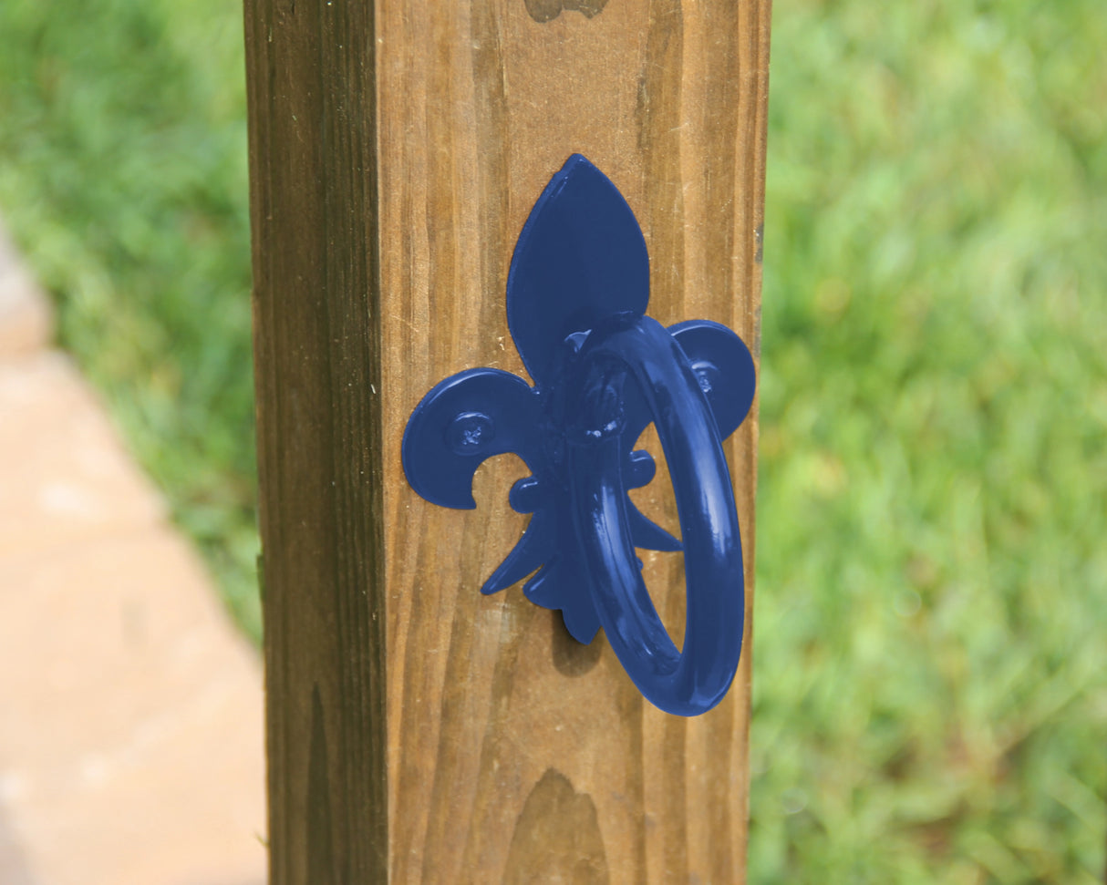 Matériel de corde nautique Fleur De Lis, support de lumière à cordes