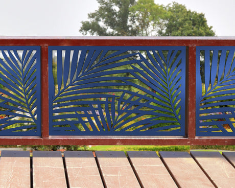 Palm Leaf Pattern Fence/Gate Panel Insert