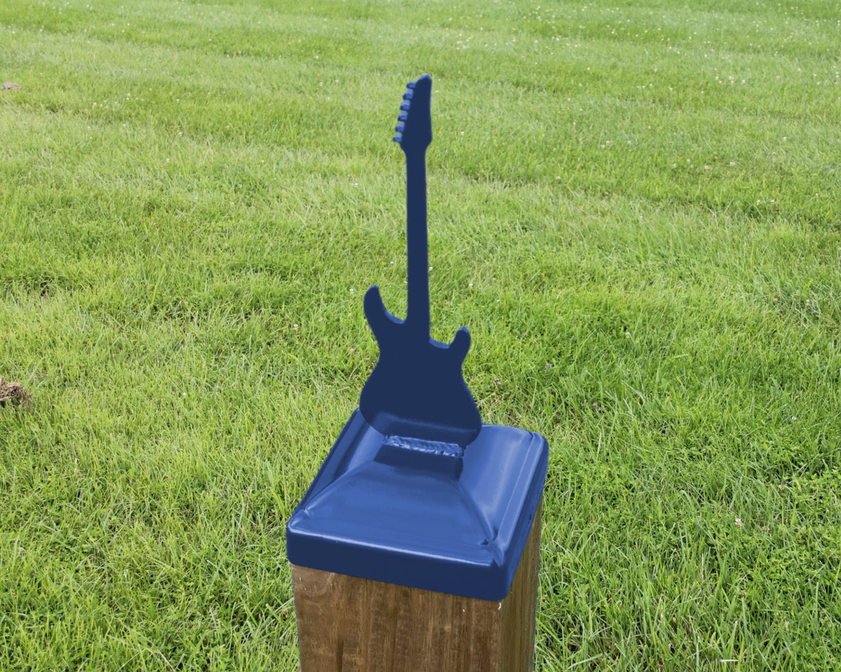 6X6 Guitar - Electric Post Cap (5.5 x 5.5 Post Size) - Madison Iron and Wood