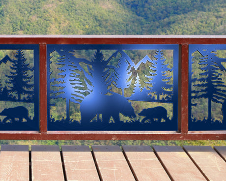 Bear Landscape Fence/Gate Panel Insert