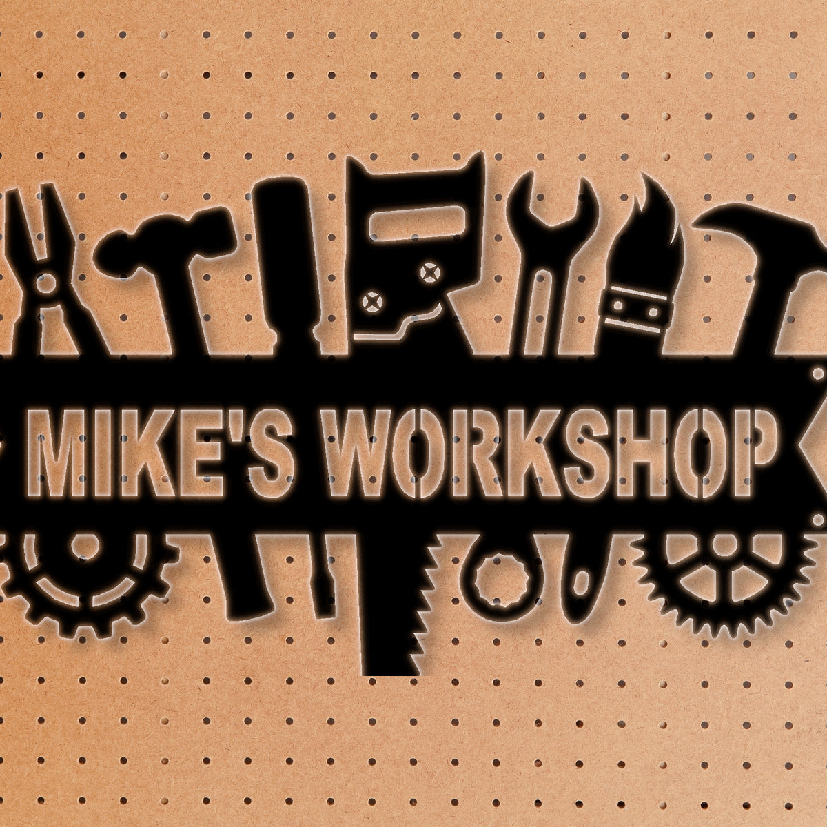 Personalized Tool Sign – Madison Iron and Wood
