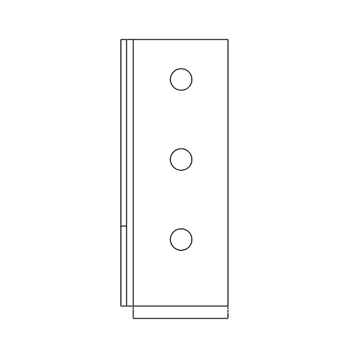 1.5"x6" Joist Hanger (2D)