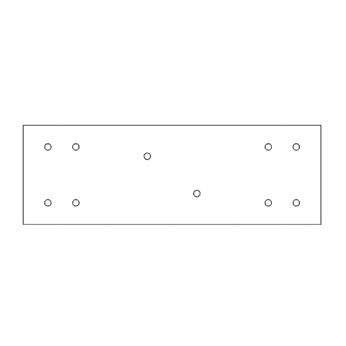 Industrial Style 10x10 Straight Bracket (2D)