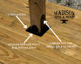 Heavy Duty Post Base Foot Bracket