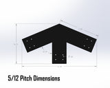 King Truss Industrial Brackets, For 8 Inch Lumber