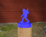 Bigfoot Middle Finger, Round Post Cap (4x4 Round Post Size) - Madison Iron and Wood