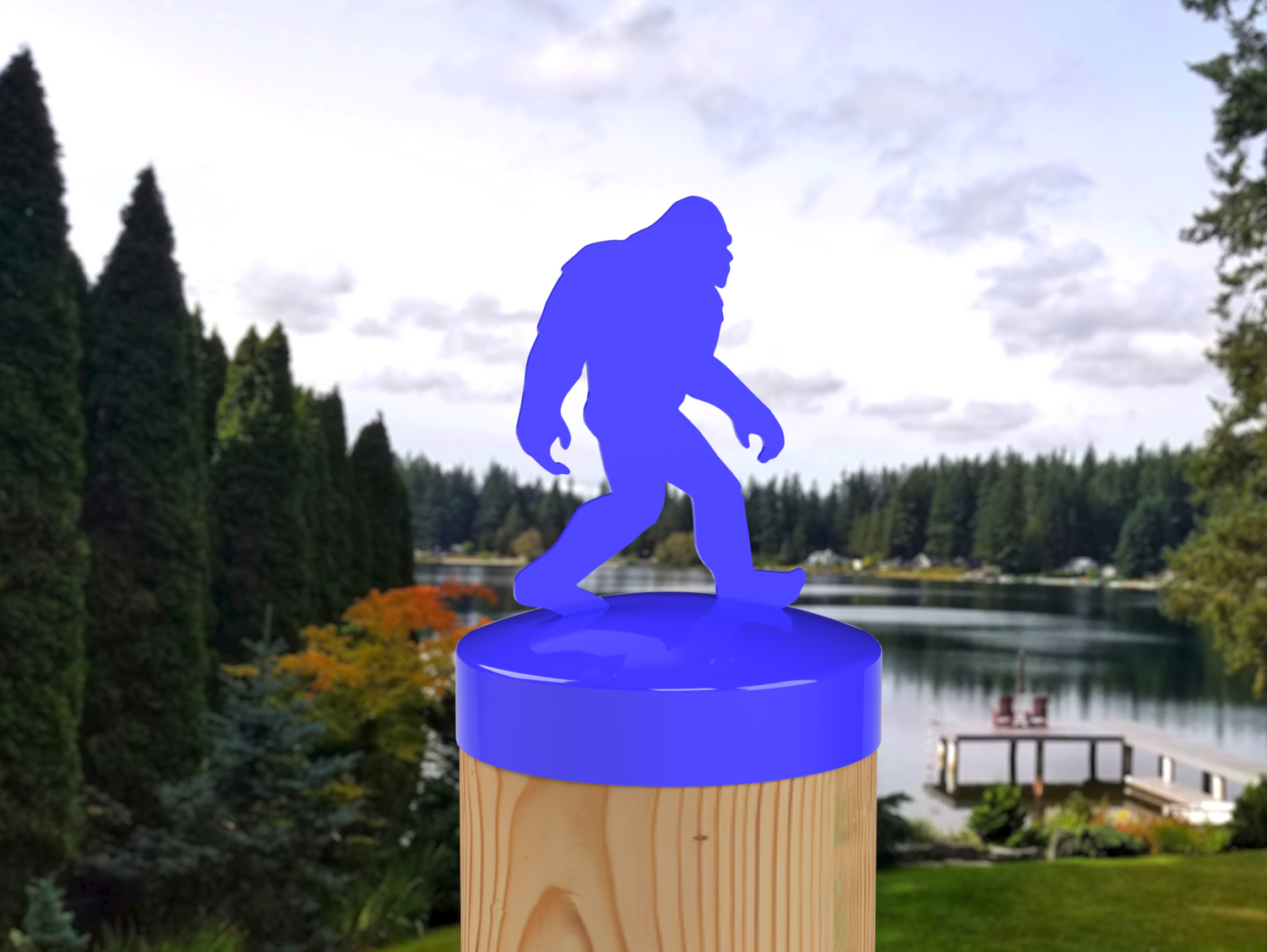 Bigfoot, Round Post Cap (4x4 Round Post Size) - Madison Iron and Wood