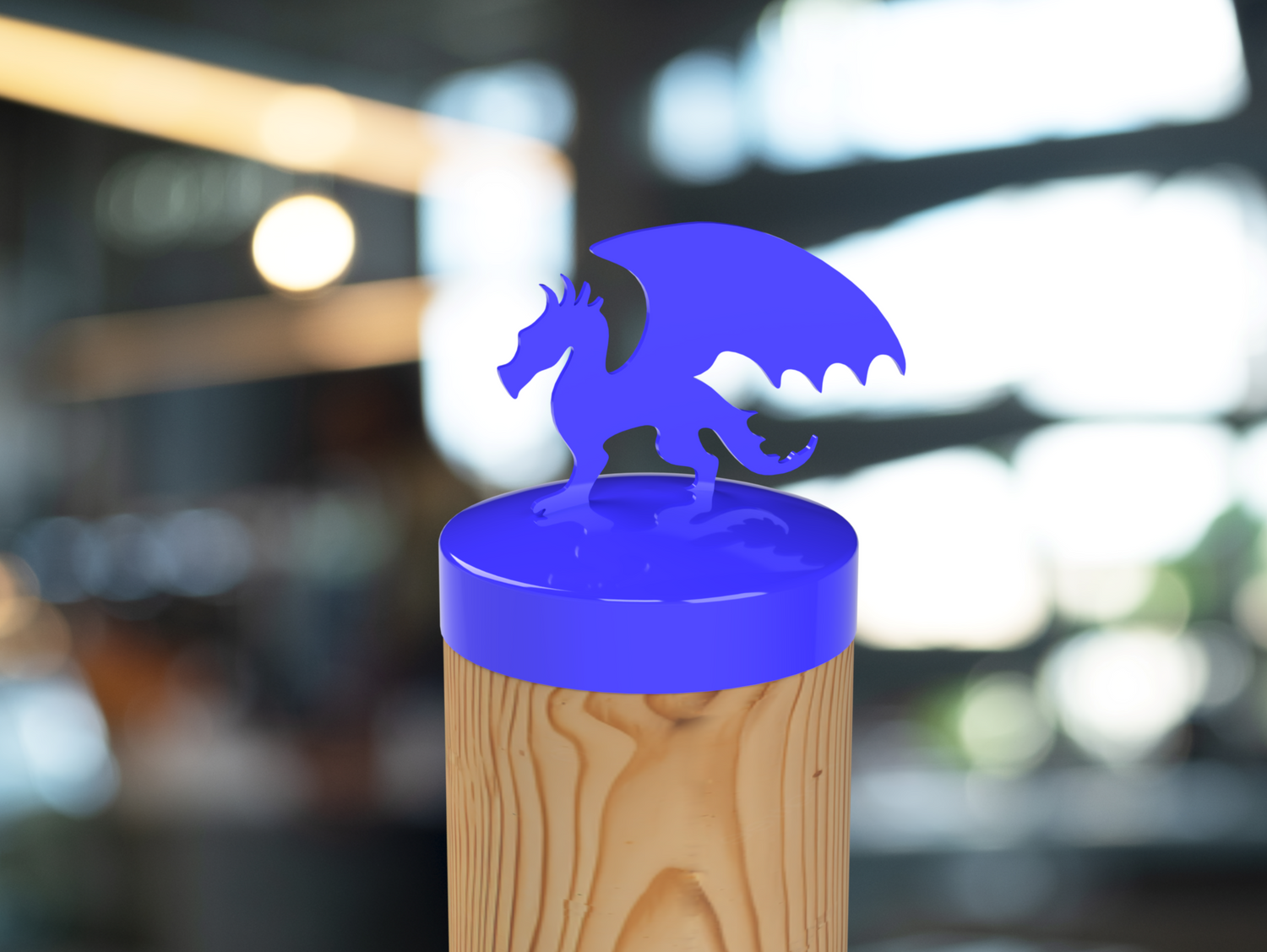 Dragon, Round Post Cap (4x4 Round Post Size) - Madison Iron and Wood