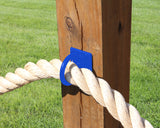 Heavy Duty Nautical Rope Ring, Light Strand Holder, Fence Rings (3 sizes available) - Madison Iron and Wood