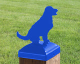 Capuchon de poteau Golden Retriever 6X6 (taille de poteau 5,5 x 5,5)