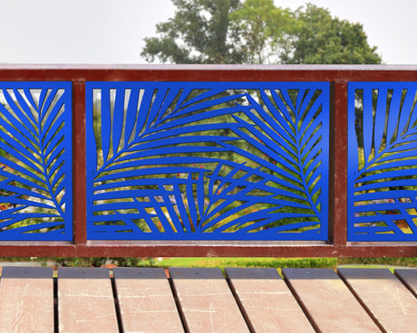 Palm Leaf Pattern Fence/Gate Panel Insert