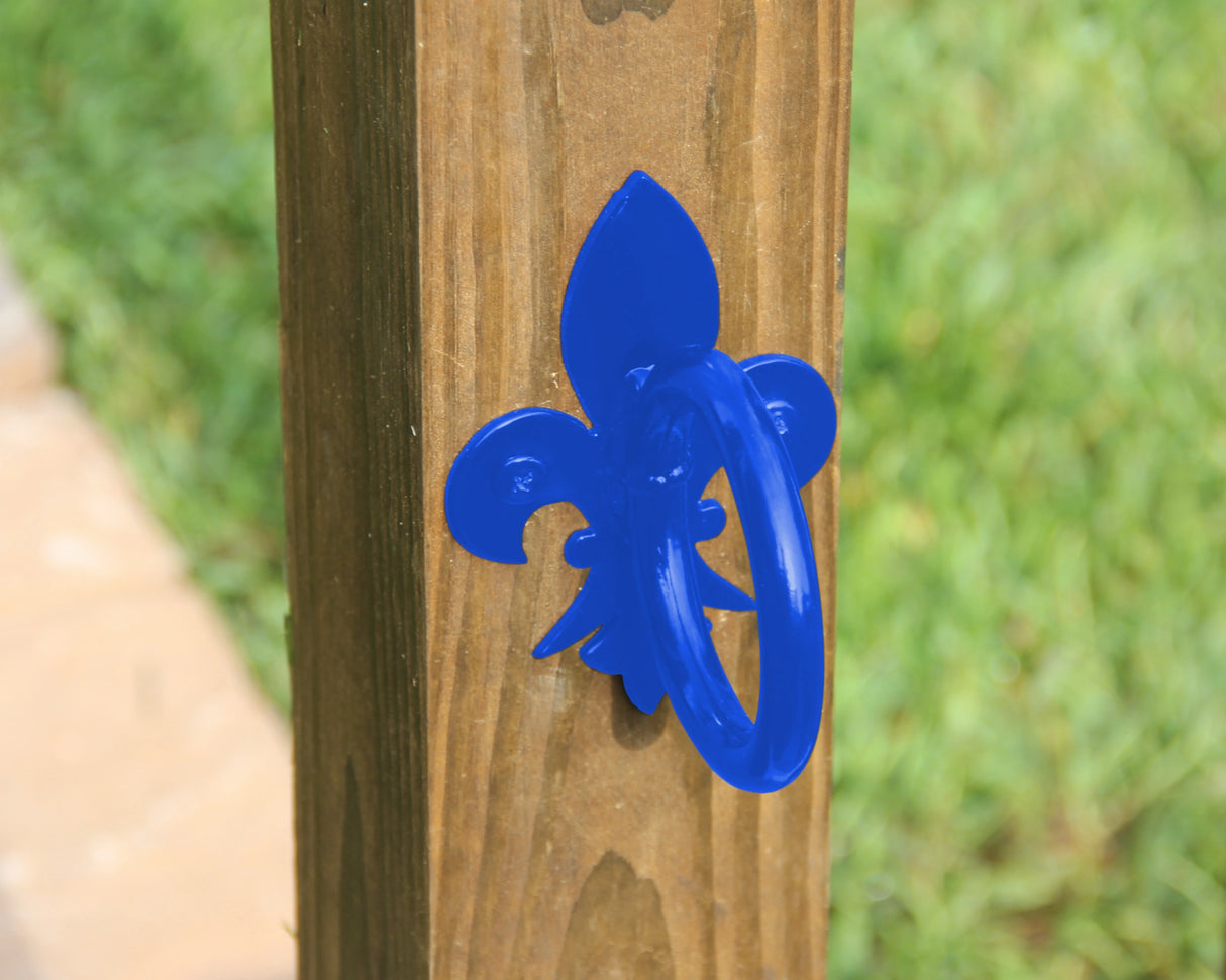 Fleur De Lis Hardware de cuerda náutica, soporte de luz de cuerda