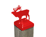 Elk Fence Post Cap (Multiple Post Sizes Available) - Madison Iron and Wood