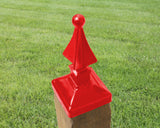 4x4 Quad Spear Post Cap (3.5 x 3.5 Post Size) - Madison Iron and Wood