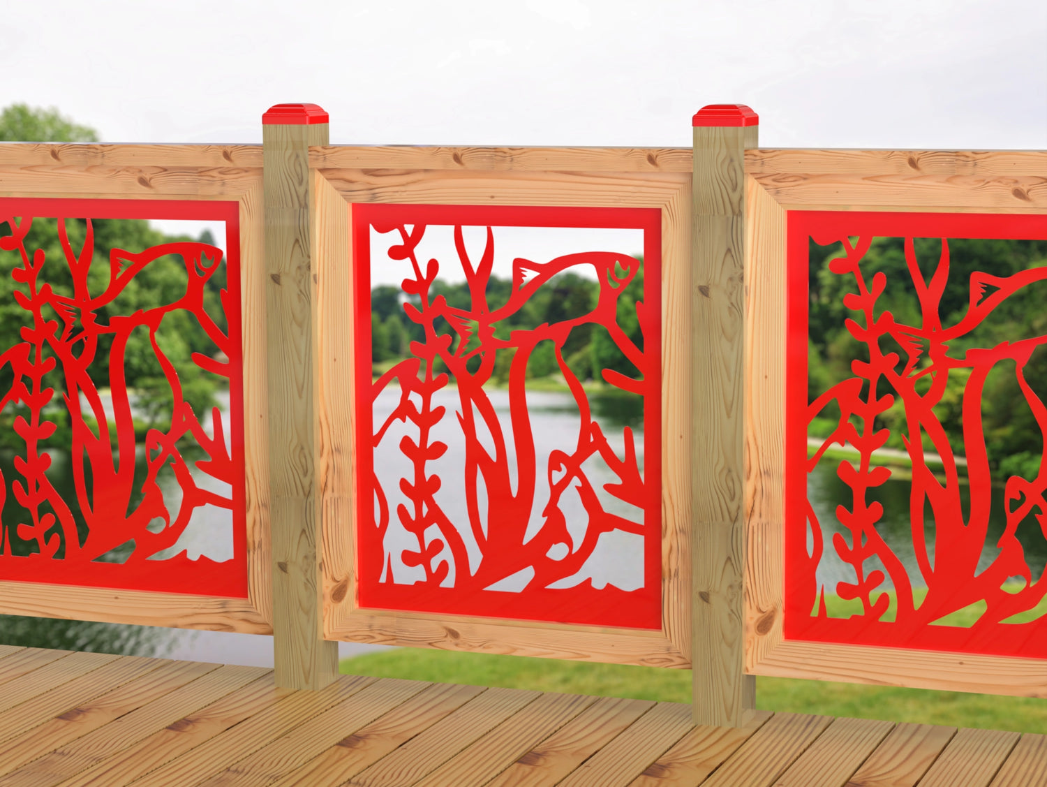 Bass Pond Railing Panel Insert