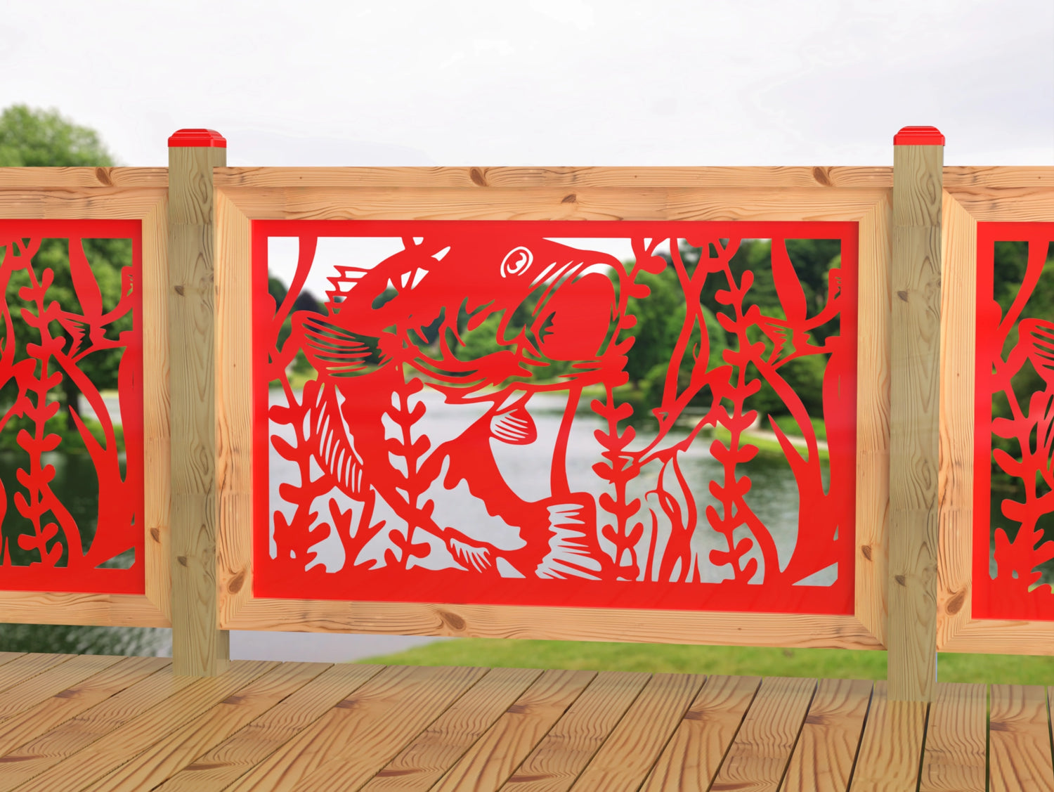 Bass Pond Railing Panel Insert