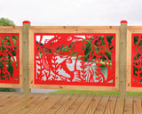 Bass Pond Railing Panel Insert - Madison Iron and Wood