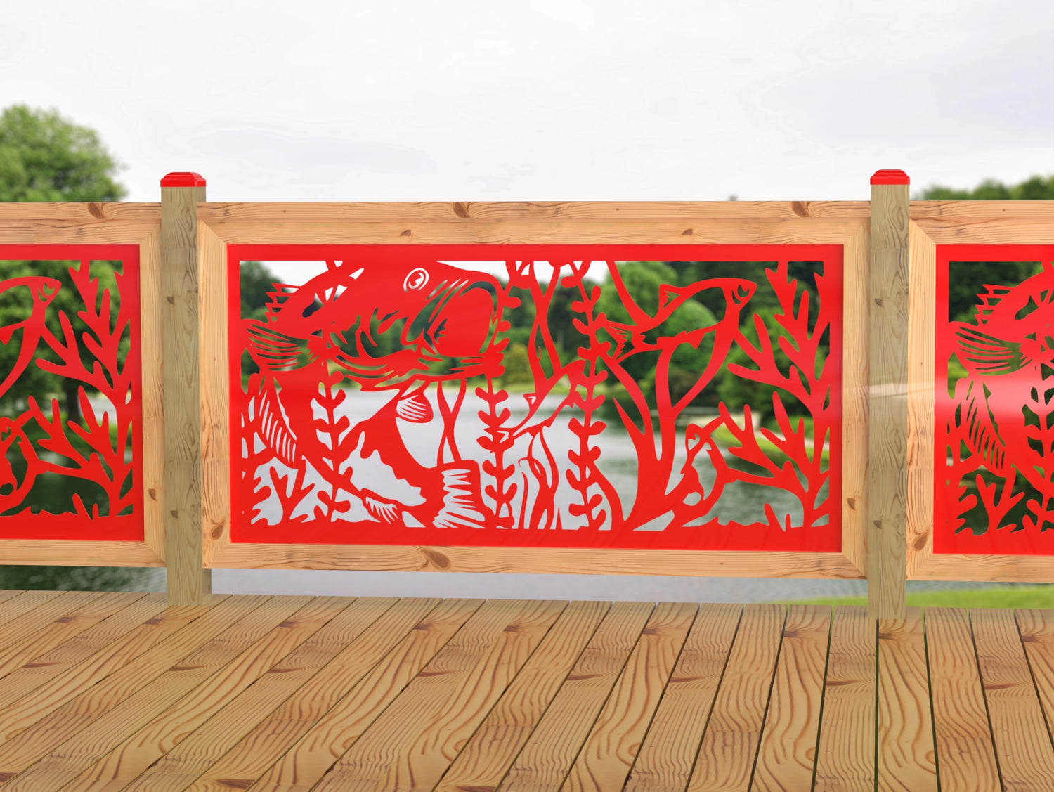 Bass Pond Railing Panel Insert