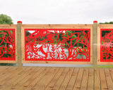 Bass Pond Railing Panel Insert - Madison Iron and Wood