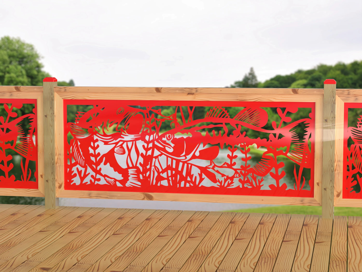 Bass Pond Railing Panel Insert