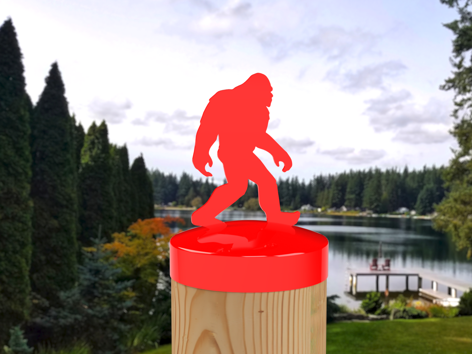 Bigfoot, Round Post Cap (4x4 Round Post Size) - Madison Iron and Wood