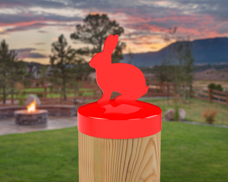 Bunny, Round Post Cap (4x4 Round Post Size) - Madison Iron and Wood