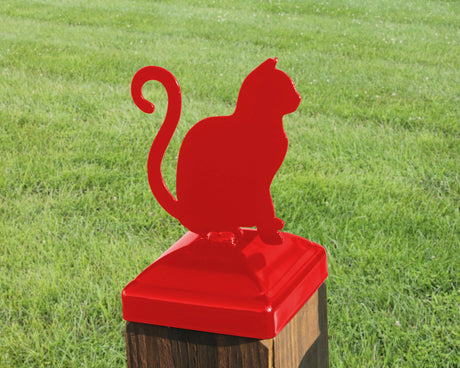 6X6 Cat Post Cap (5.5 x 5.5 Post Size) - Madison Iron and Wood