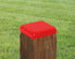 4x4 Flat Top Steel Post Cap (3.5 x 3.5 Post Size)