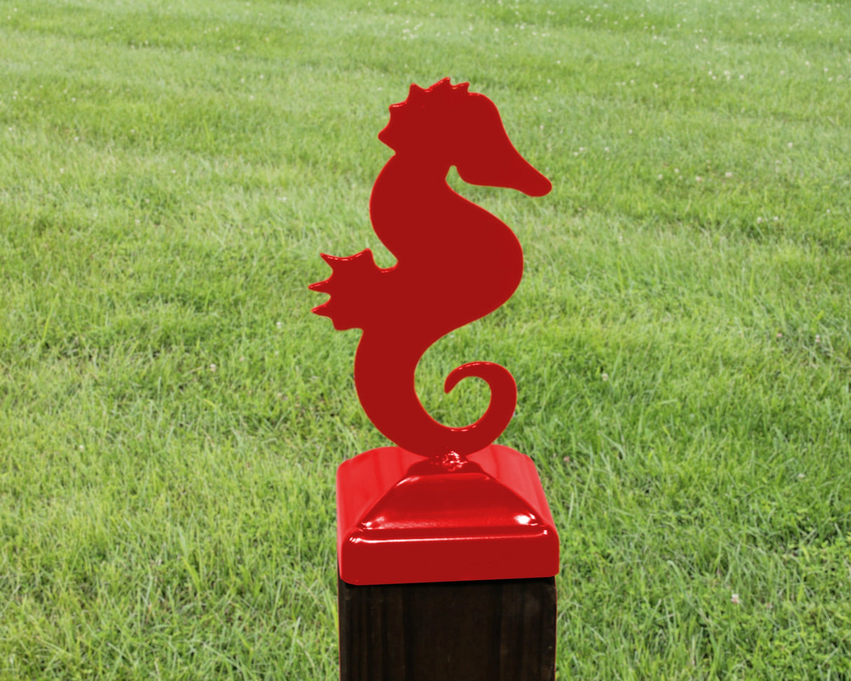 6X6 Seahorse Post Cap (5.5 x 5.5 Post Size) - Madison Iron and Wood