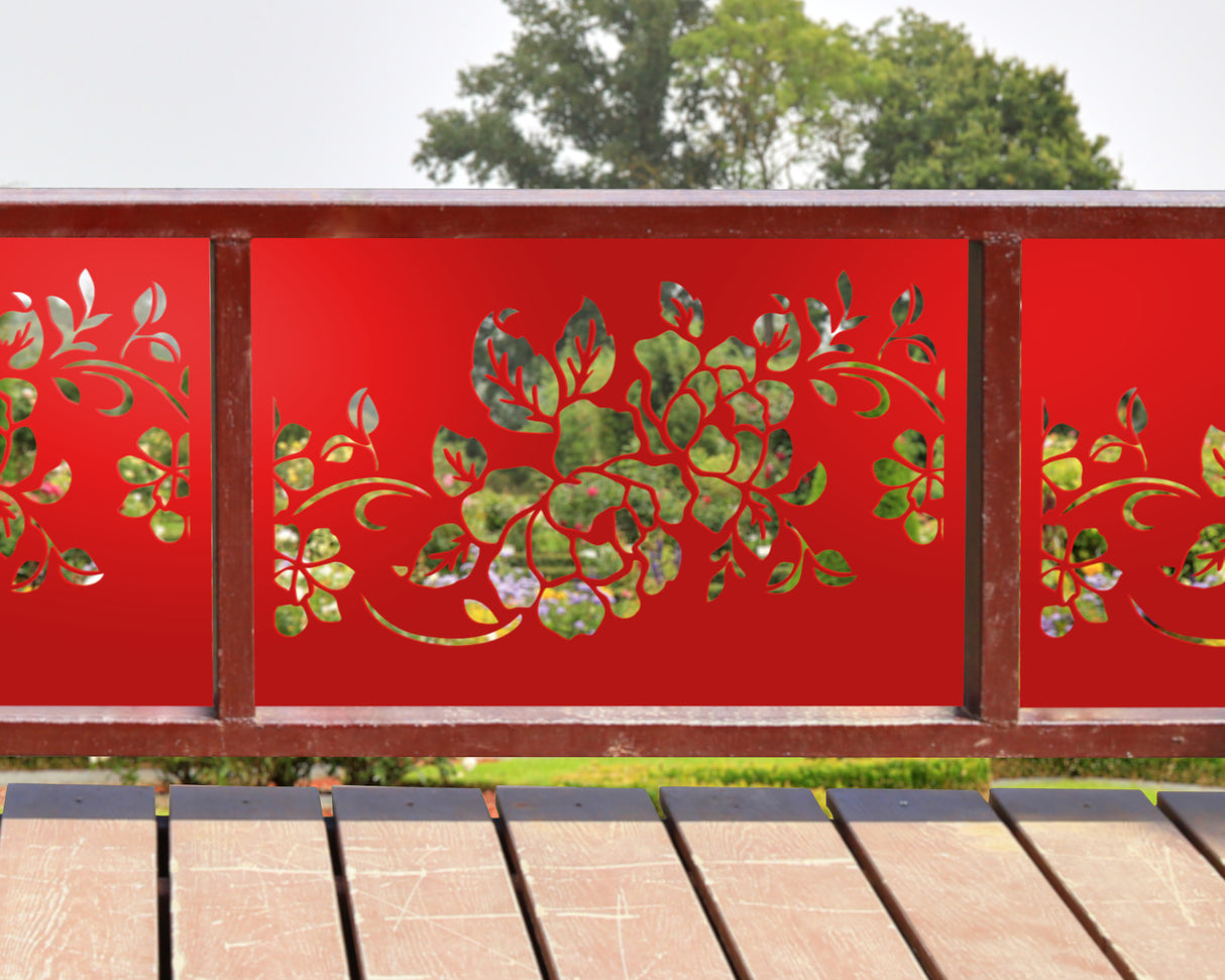 Floral Design Fence/Gate Panel Insert