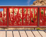 80"x30" - Saguaro National Park Fence/Gate Panel Insert - Madison Iron and Wood