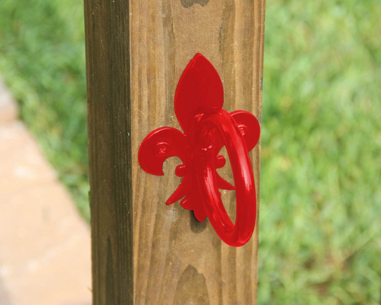 Fleur De Lis Hardware de cuerda náutica, soporte de luz de cuerda