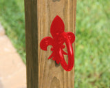 Fleur De Lis Hardware de cuerda náutica, soporte de luz de cuerda